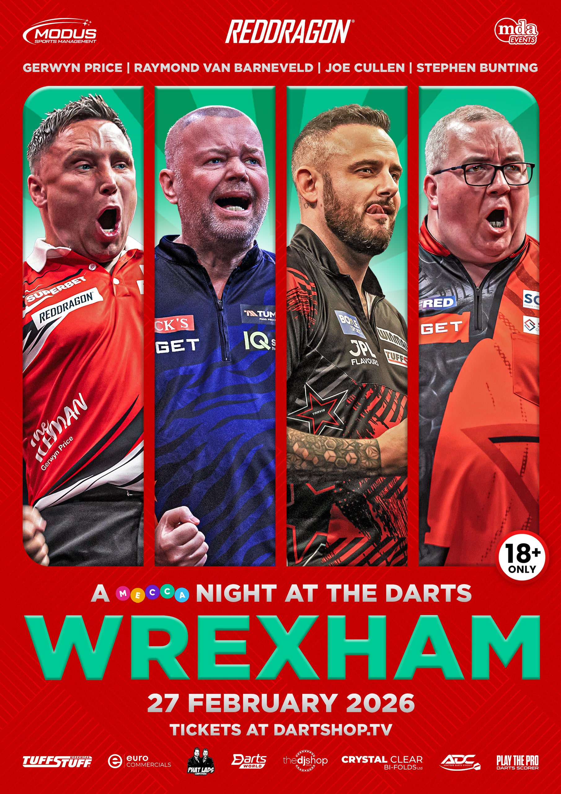 A Mecca Night at the Darts Wrexham - 27th February 2026