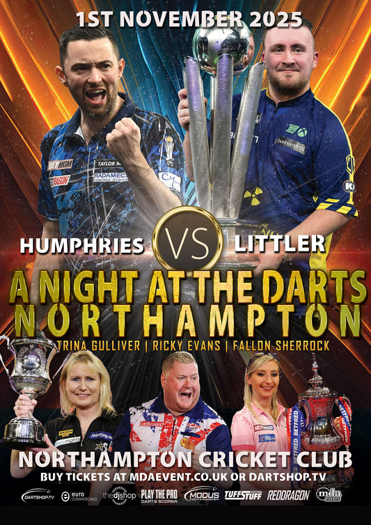 A Night at the Darts Northampton - 1st November 2025 (Evening)