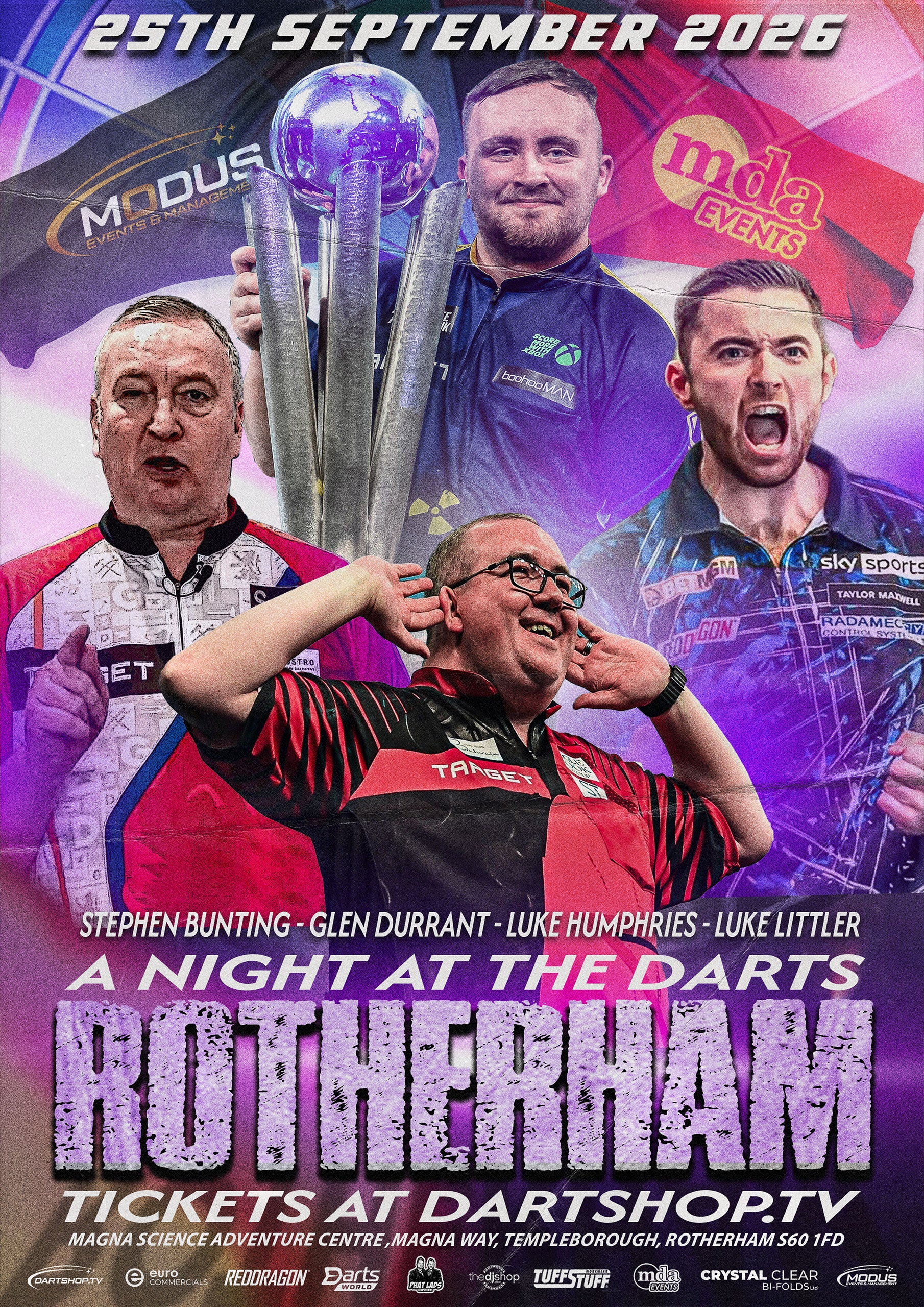 A Night at the Darts Rotherham - 25th September 2026