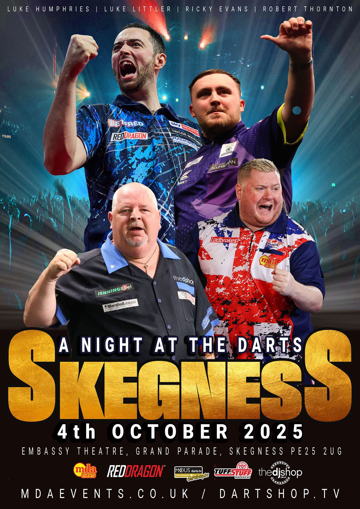 A Night at the Darts Skegness - 4th October 2025