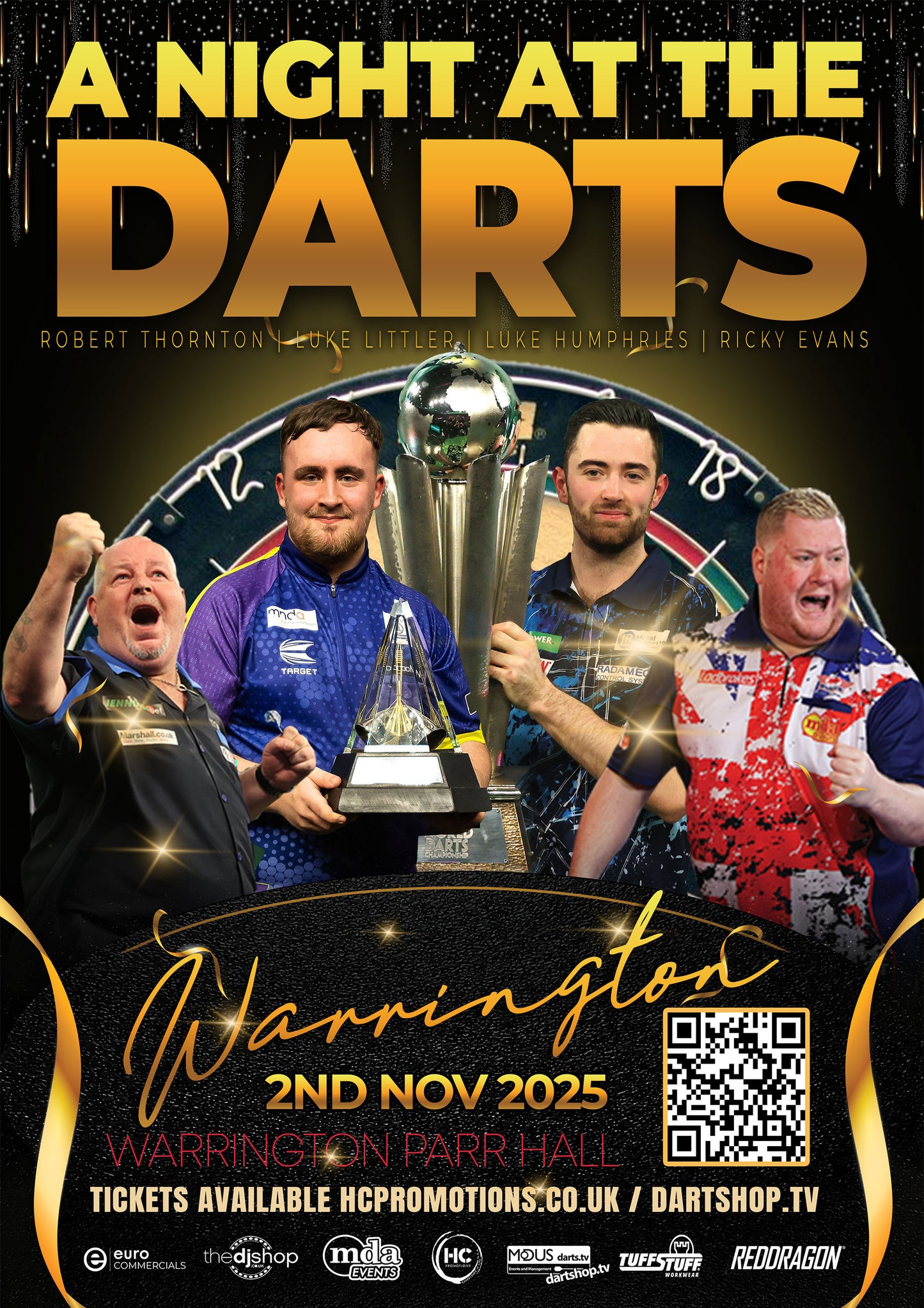 A Night at the Darts Warrington - 2nd November 2025