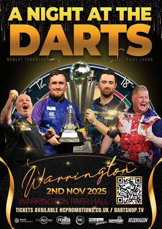 A Night at the Darts Warrington - 2nd November 2025