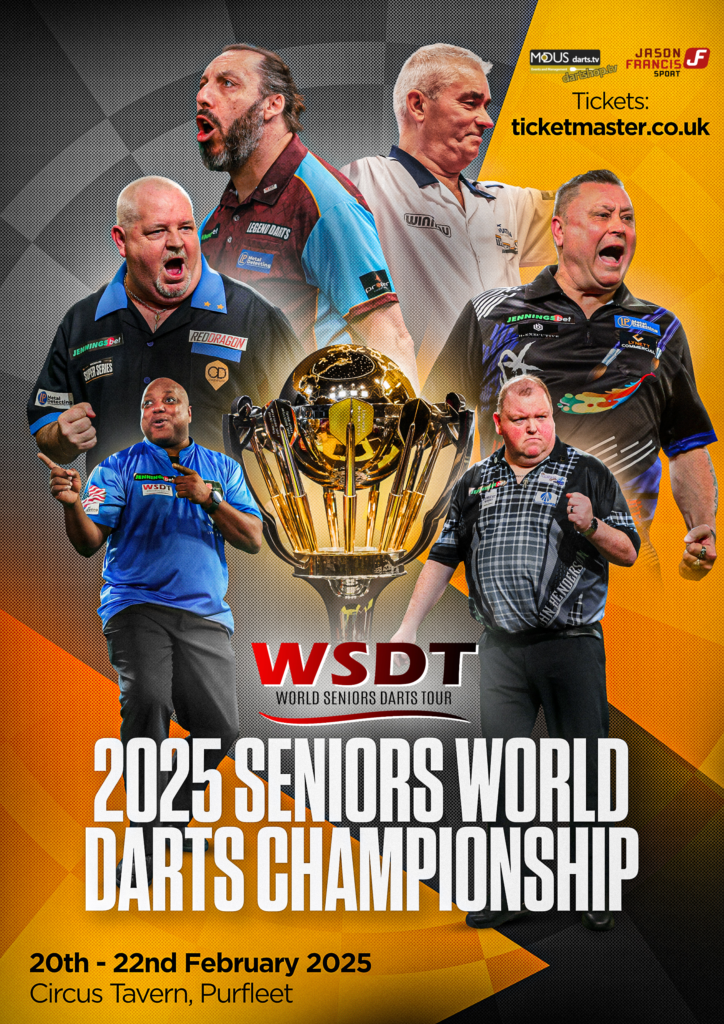 World Seniors Darts Championships 20th 22nd February 2025