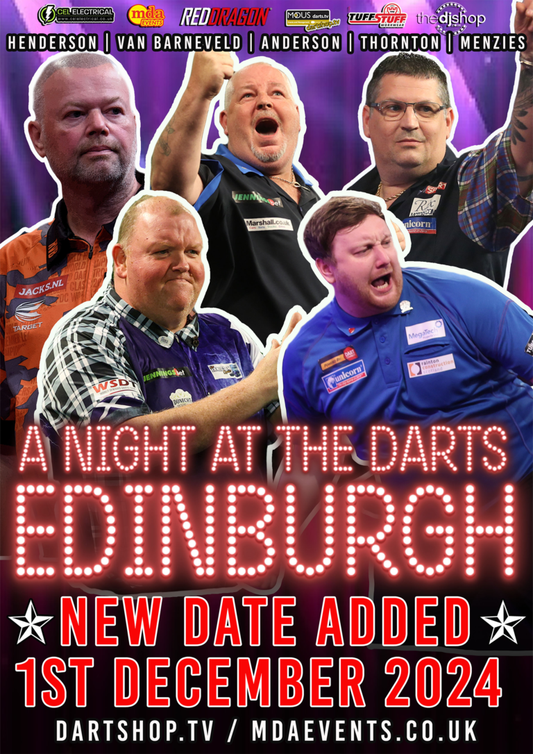 An Evening At The Darts Edinburgh 1st December 2024