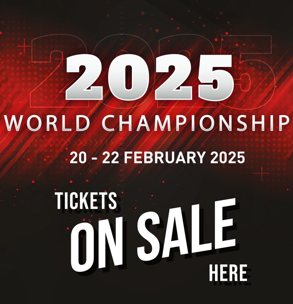 World Seniors Darts Championships 20th 22nd February 2025