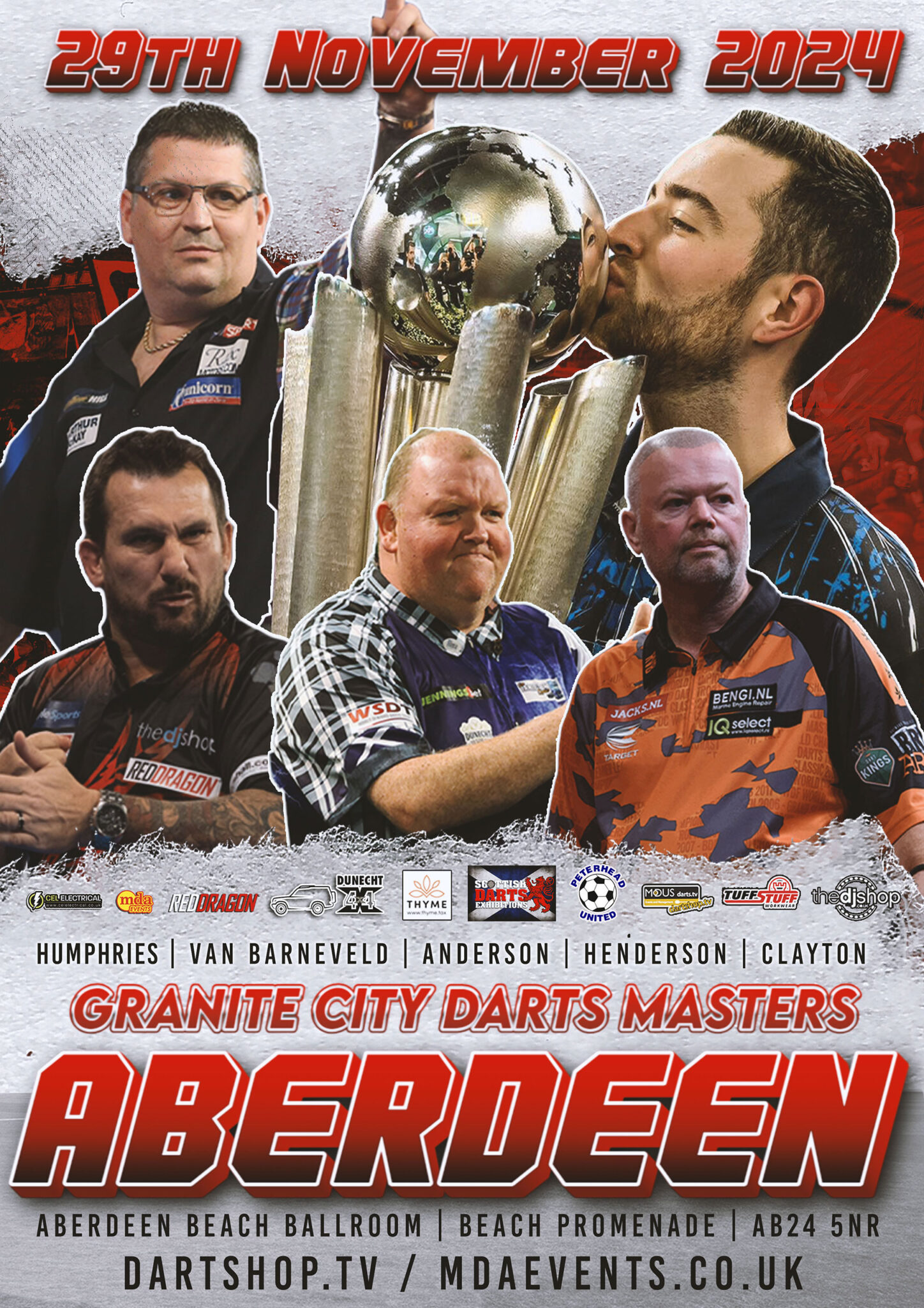 Granite City Darts Masters 29th November 2024 Aberdeen Beach Ballroom ...